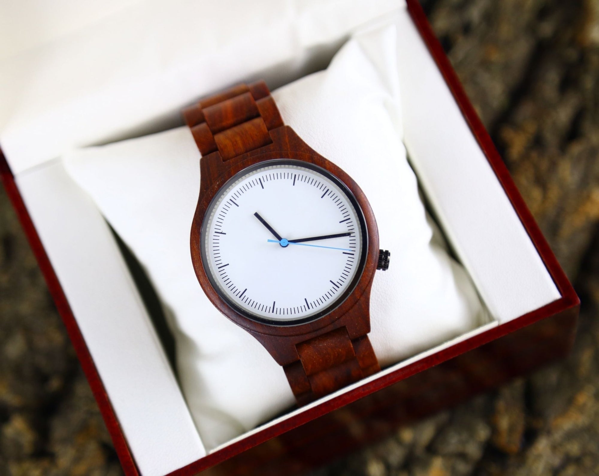 Watches Personalized Rose Wood Watch by Groovy Groomsmen Gifts