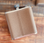 Personalized Leather Flask