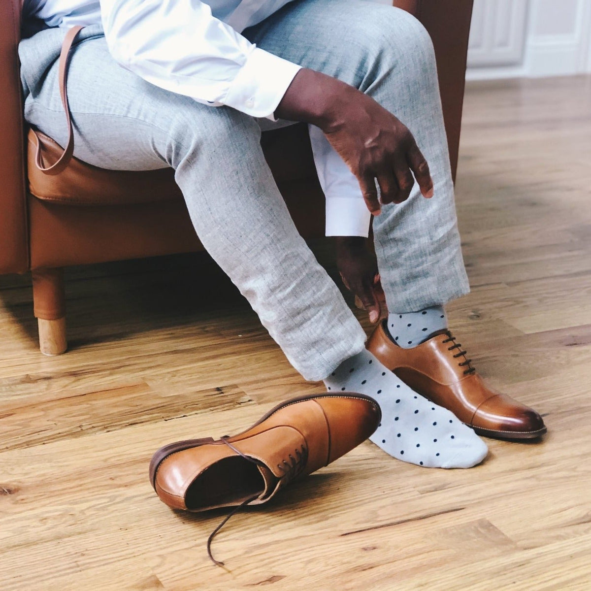 Groomsmen Socks Polka Dot Socks by Groovy Groomsmen Gifts