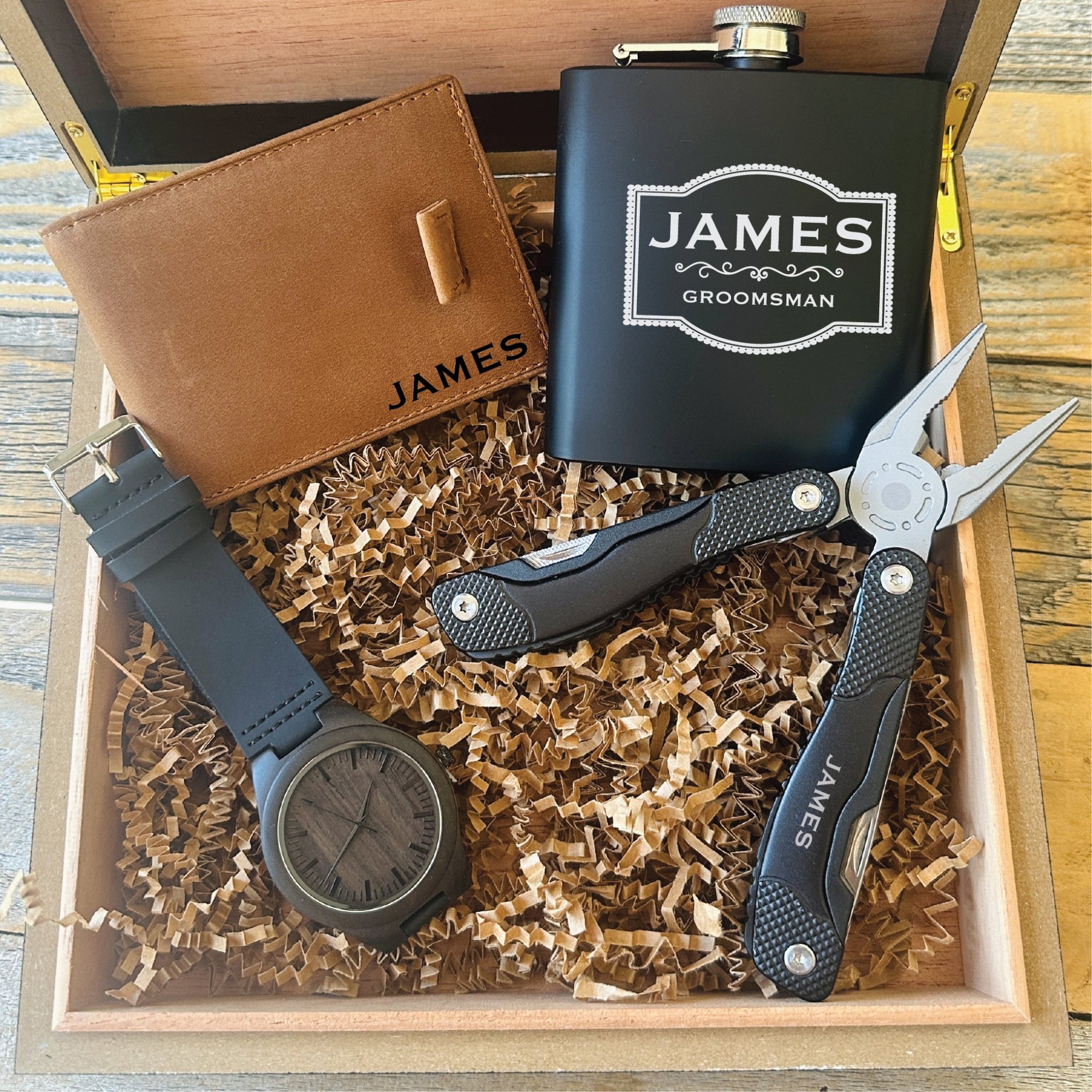 Groomsmen Proposal Premier Groomsman Gift Set by Groovy Groomsmen Gifts