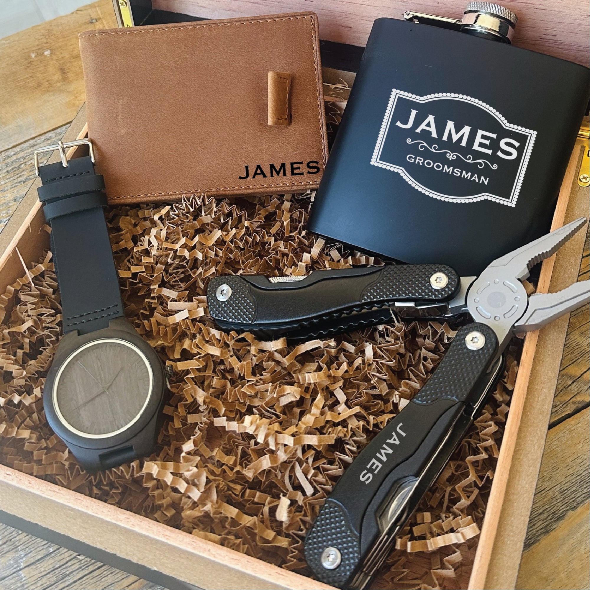 Groomsmen Proposal Premier Groomsman Gift Set by Groovy Groomsmen Gifts