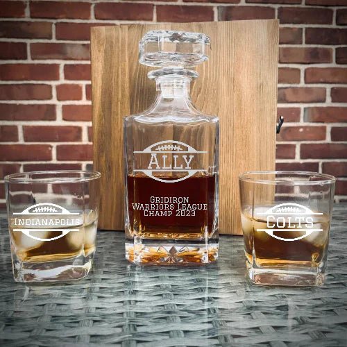 Prime Time Decanter - Groovy Groomsmen Gifts