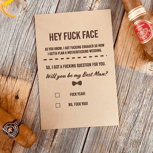 Proposal Card Groomsmen Proposal Bomb by Groovy Groomsmen Gifts