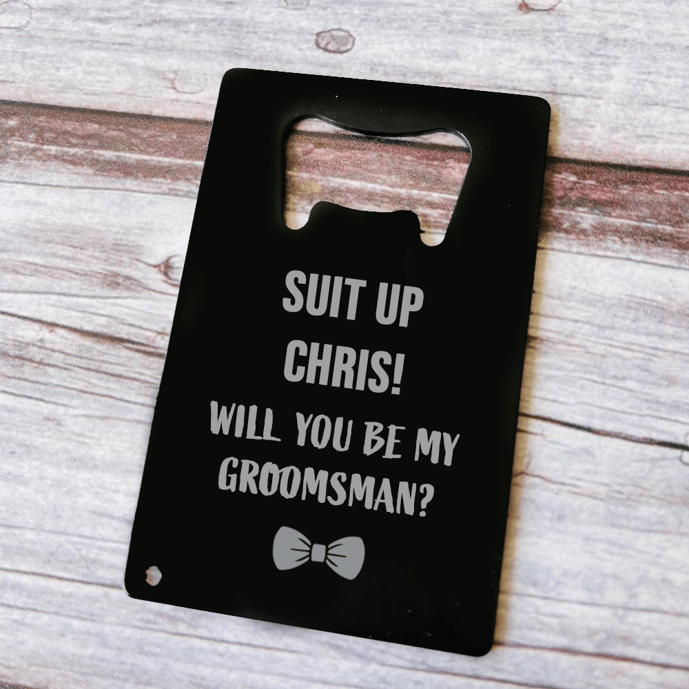 Proposal Card Pop The Proposal by Groovy Groomsmen Gifts