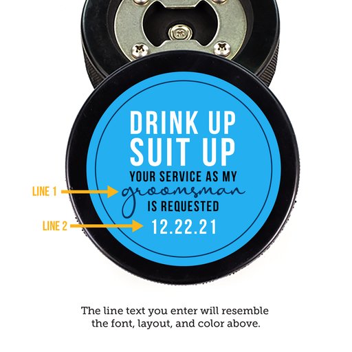 Puckin' Perfect Wedding Opener - Groovy Groomsmen Gifts