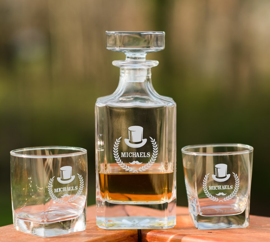 Quality Piece of Glass - Groovy Groomsmen Gifts