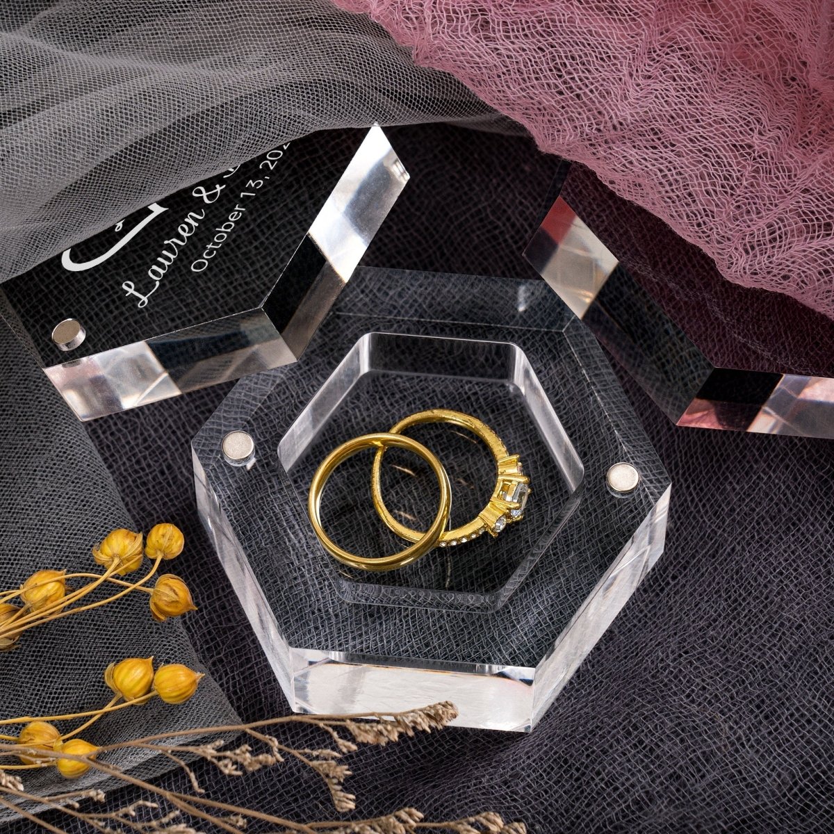 Ring Anniversary Ring Box by Groovy Groomsmen Gifts