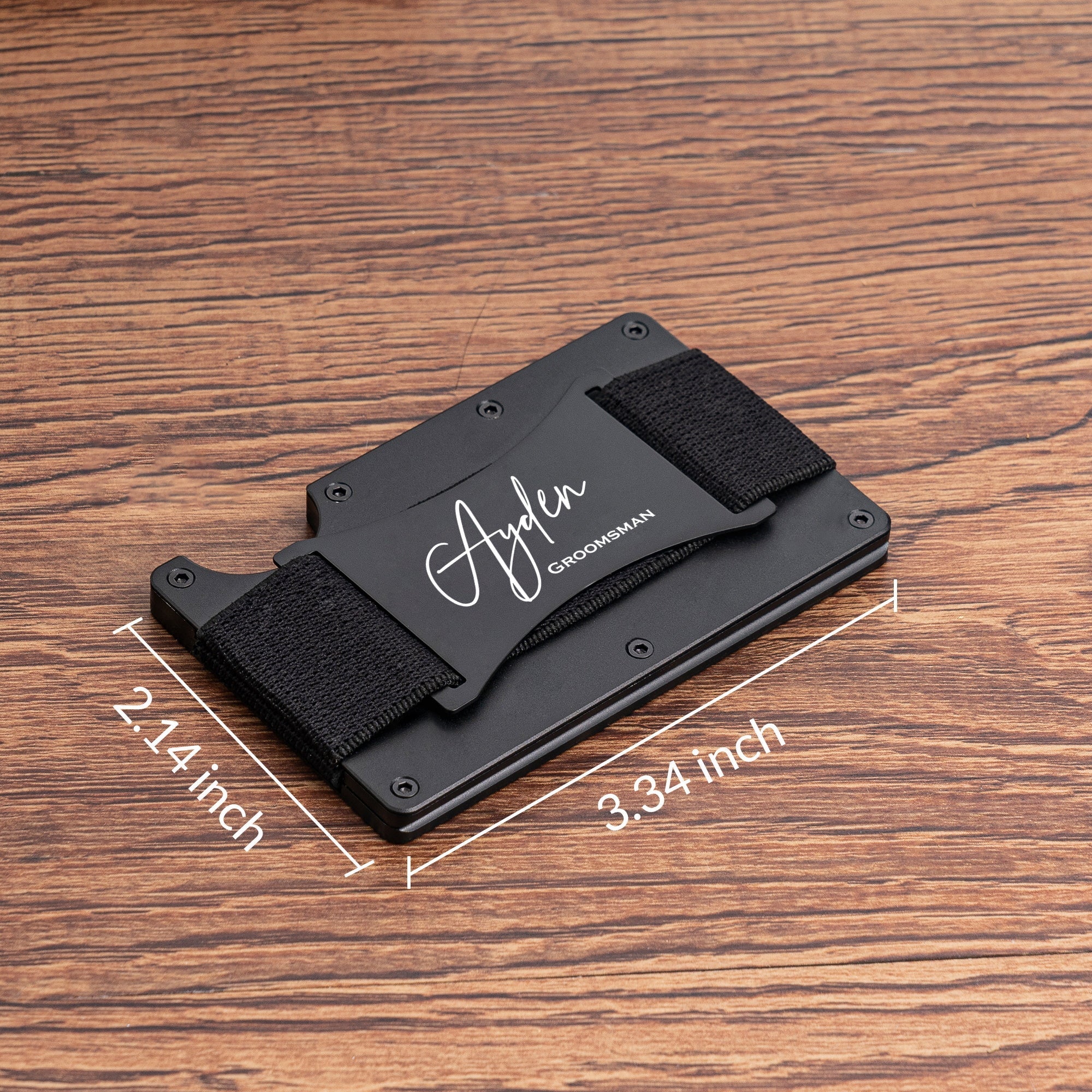 Secured Carry Wallet - Groovy Groomsmen Gifts