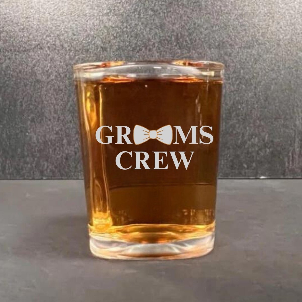 Shot Glasses Groom's Crew Shot Glass by Groovy Groomsmen Gifts