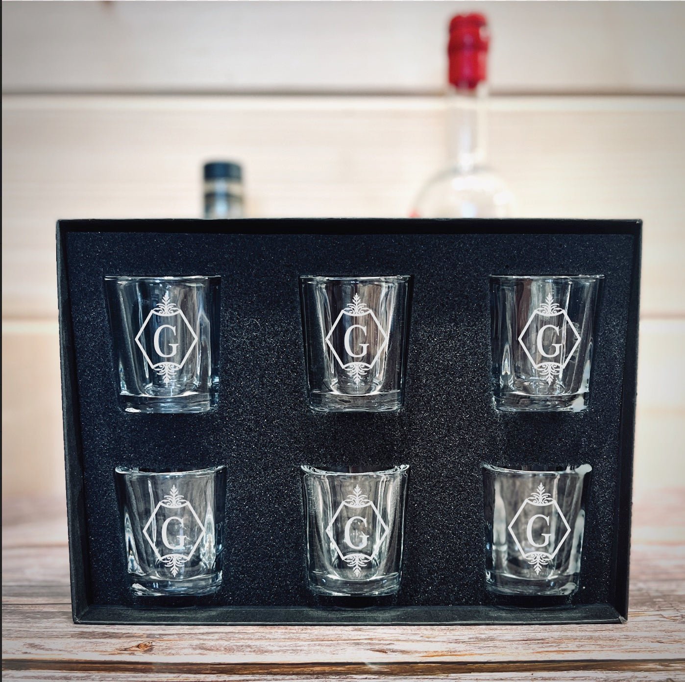 Shots In A Box - Groovy Groomsmen Gifts