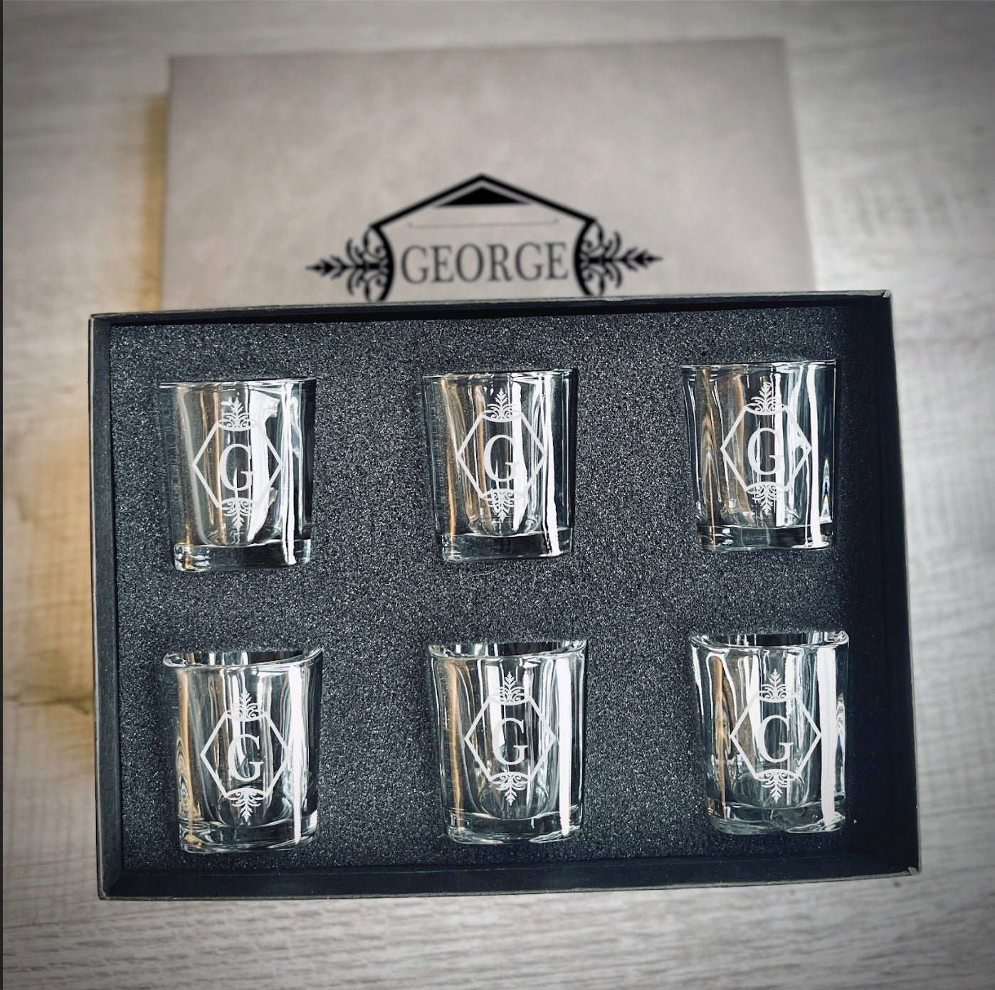 Shots In A Box - Groovy Groomsmen Gifts