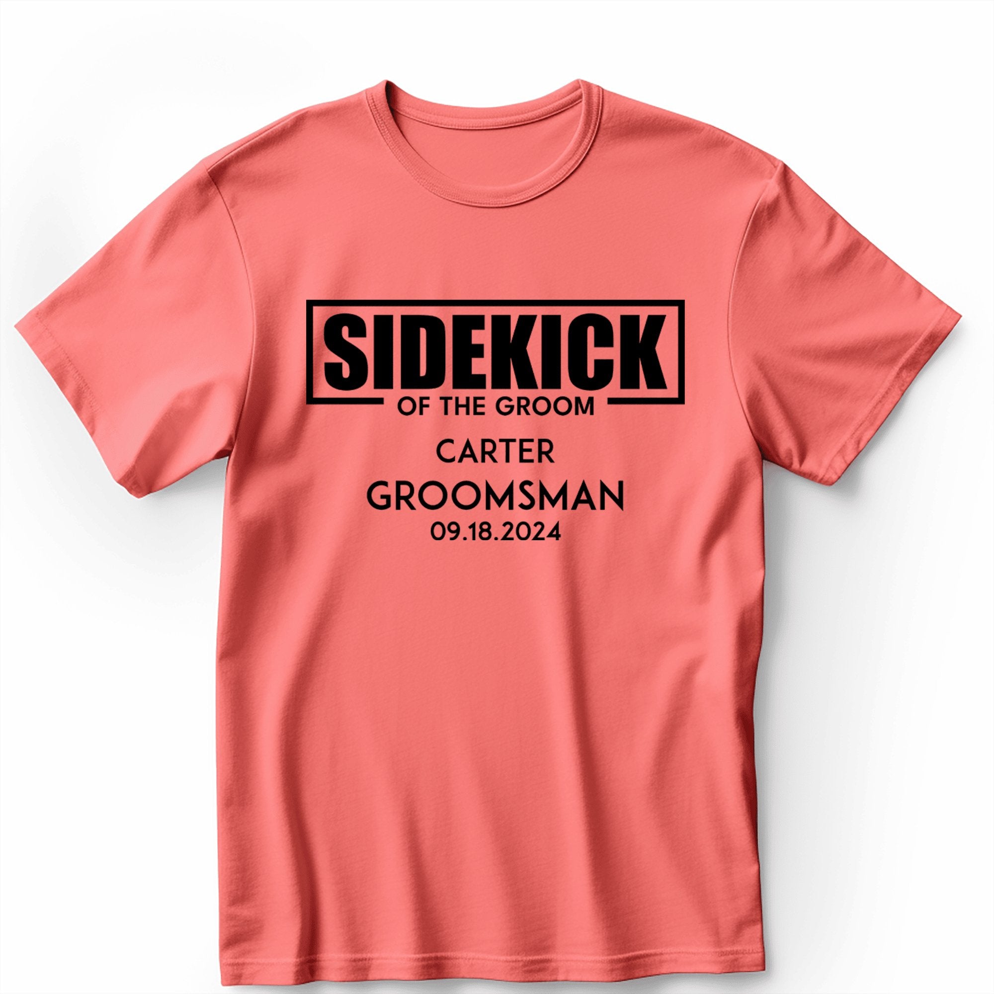 Groomsman Mens T Shirt Sidekick Of The Groom Mens T Shirt by Groovy Groomsmen Gifts