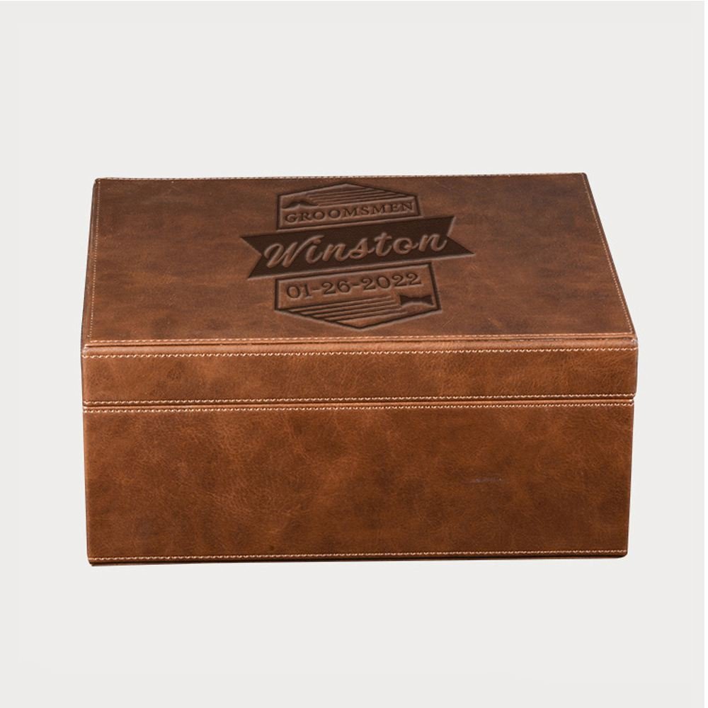 humidor Smooth Stash by Groovy Groomsmen Gifts