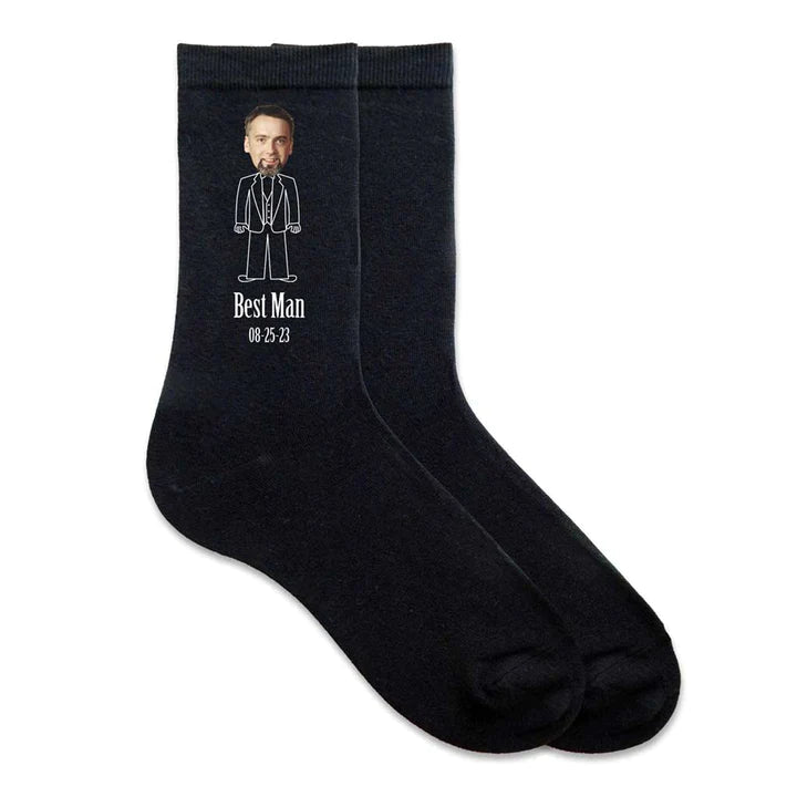 Socks Face of the Wedding Party Socks by Groovy Groomsmen Gifts