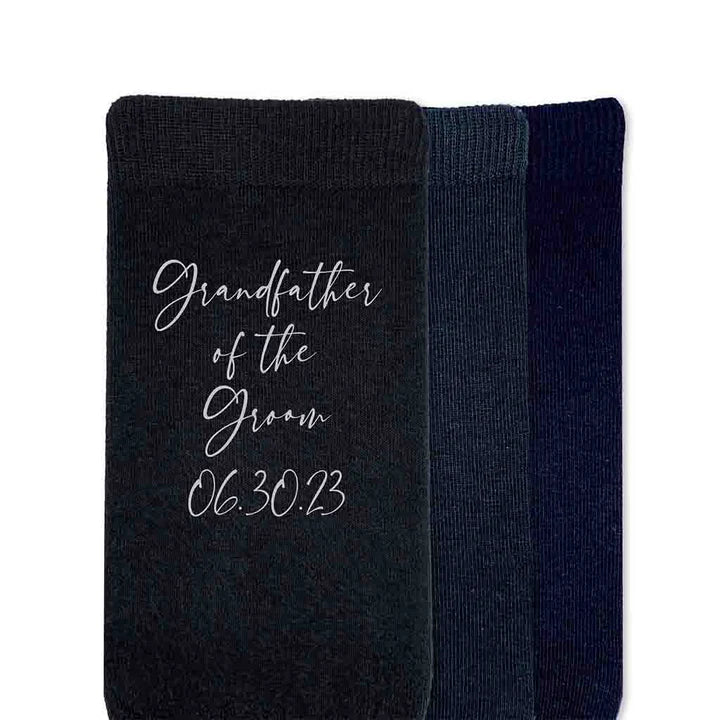 Socks Scripted Socks by Groovy Groomsmen Gifts