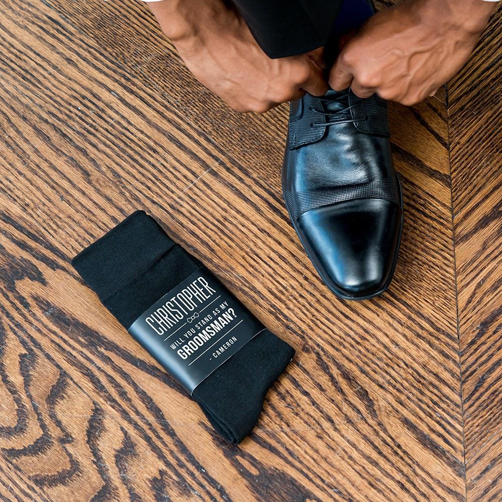 Wearables Solid Socks by Groovy Groomsmen Gifts