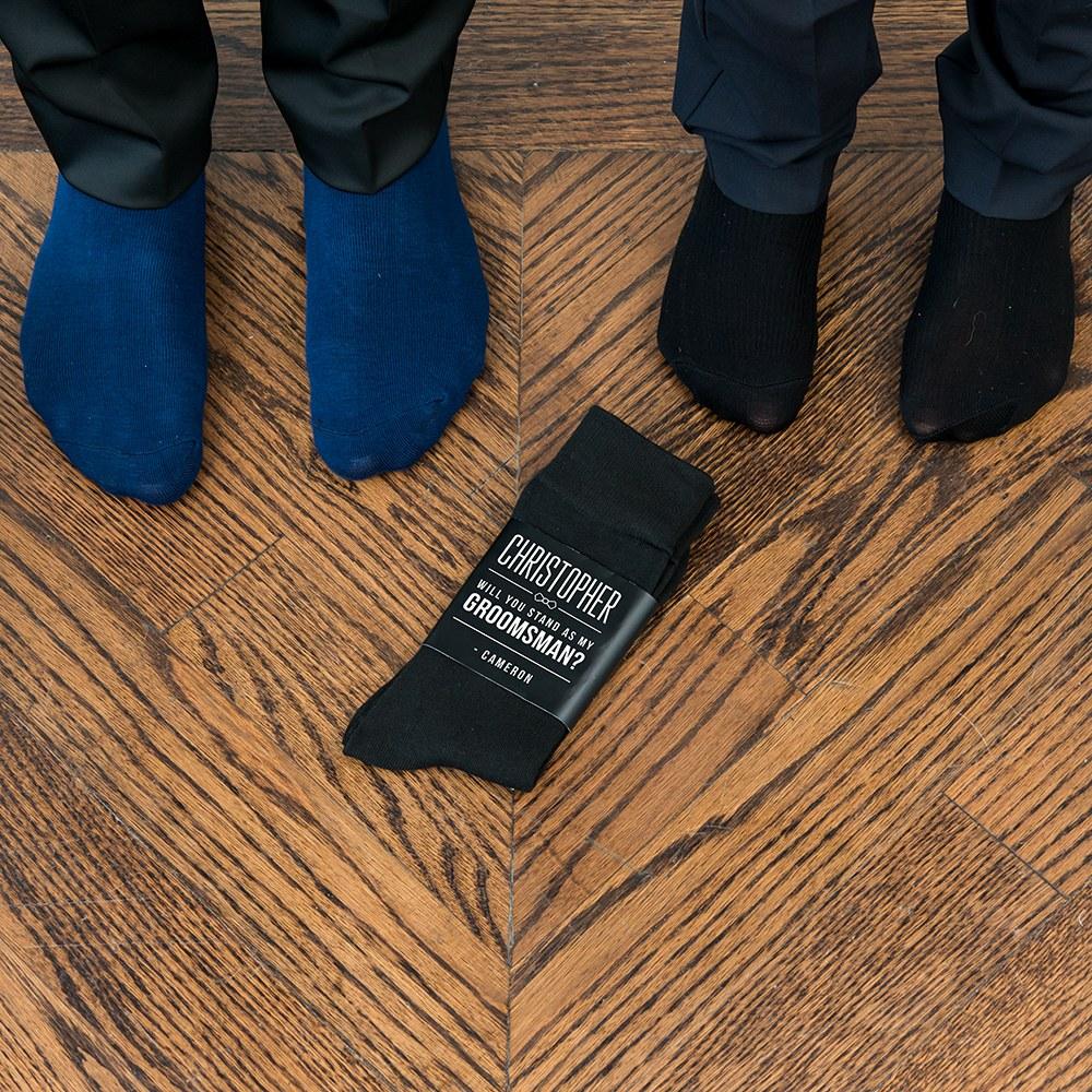 Wearables Solid Socks by Groovy Groomsmen Gifts