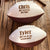 Sports Groomsmen Gifts Personalized Pigskin Groomsmen Gift by Groovy Groomsmen Gifts