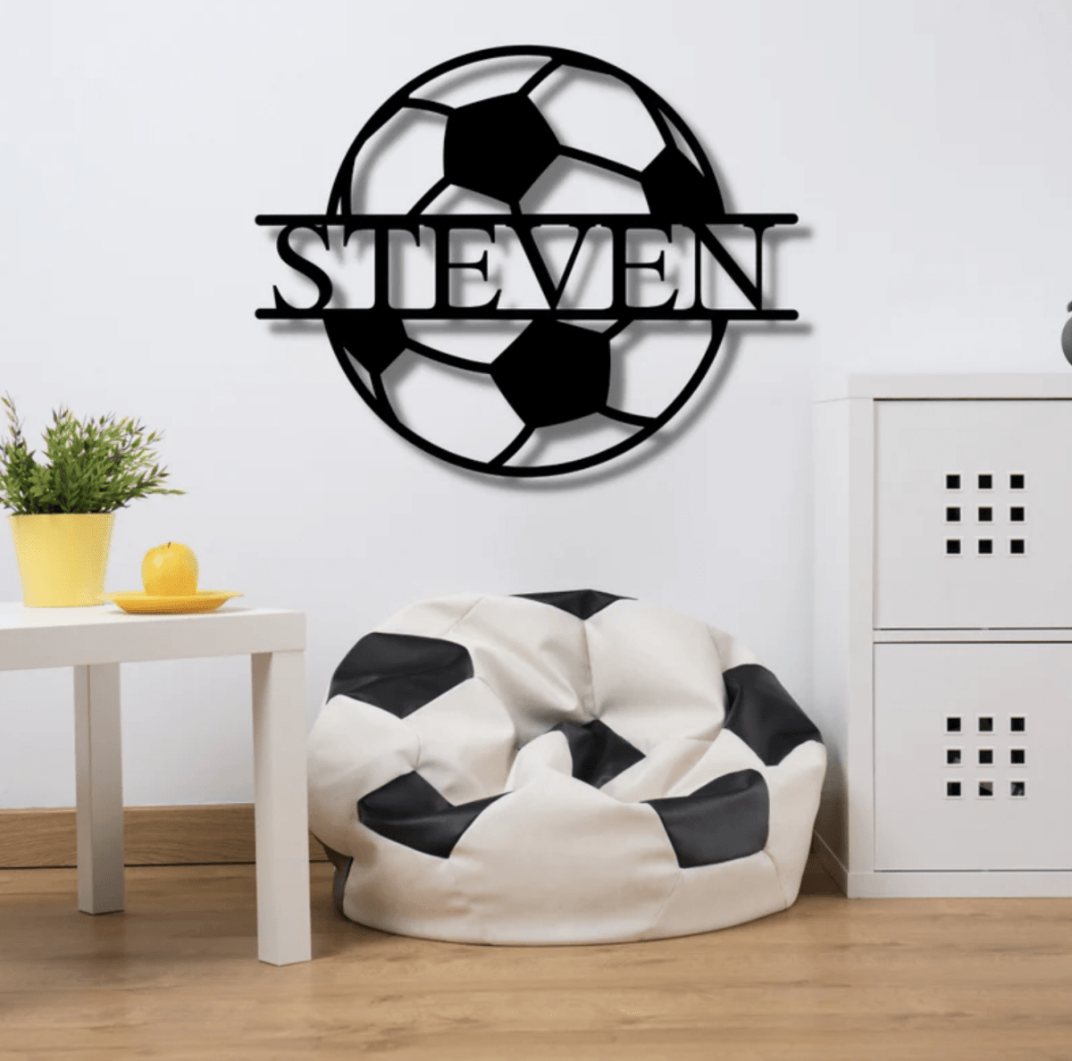 Sports Personalized Soccer Sign by Groovy Groomsmen Gifts