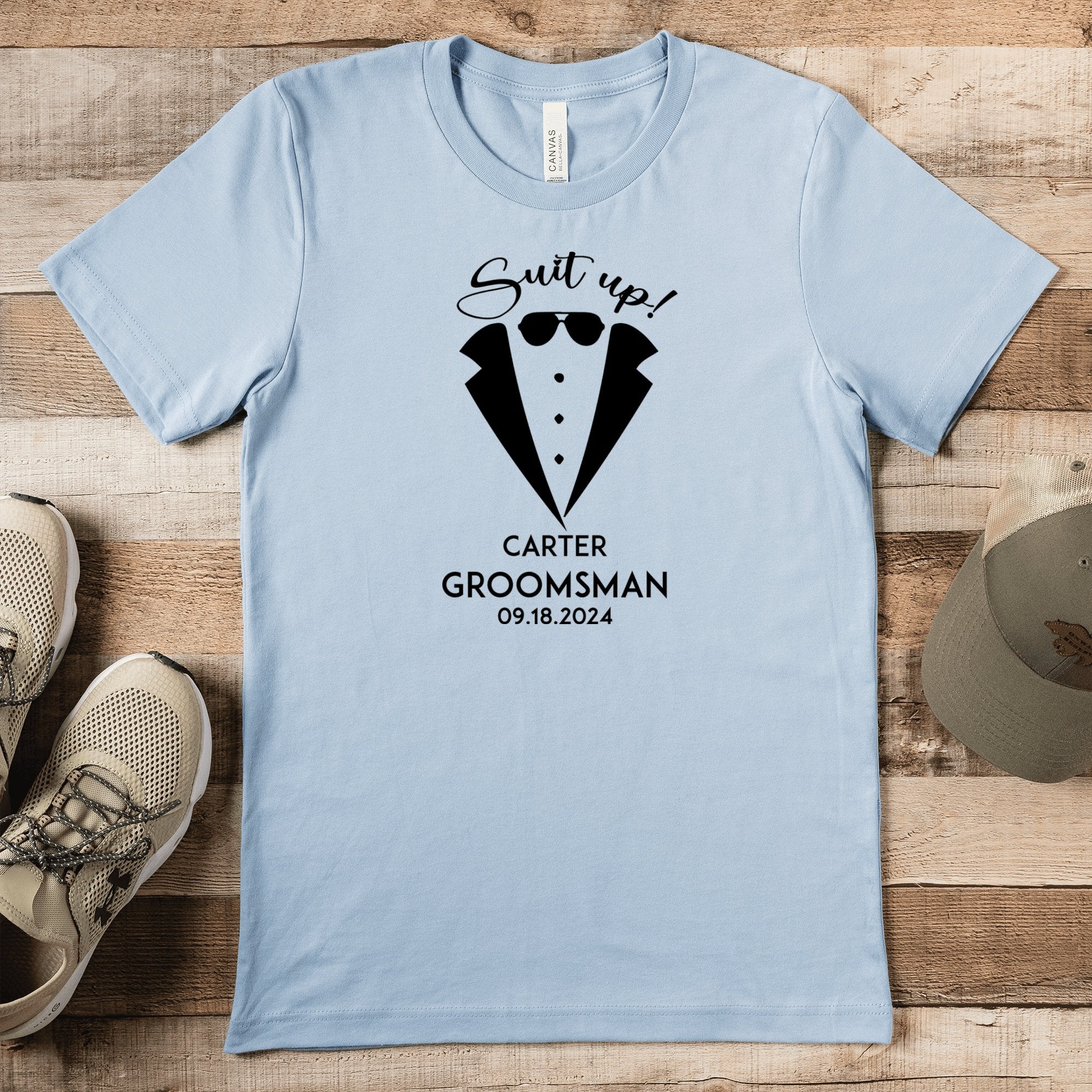 Groomsman Mens T Shirt Suit Up Boys Mens T Shirt by Groovy Groomsmen Gifts