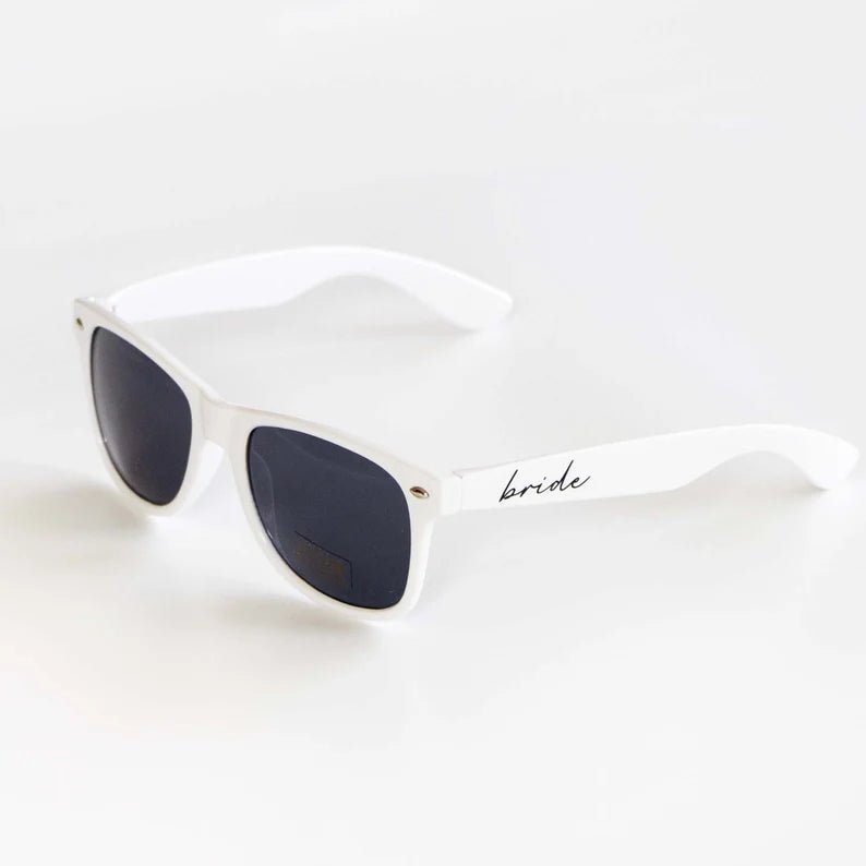 Sunglass Lenses Bride/Groom Sunglasses by Groovy Groomsmen Gifts