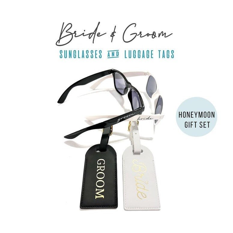 Sunglass Lenses Honeymoon Gift Set by Groovy Groomsmen Gifts