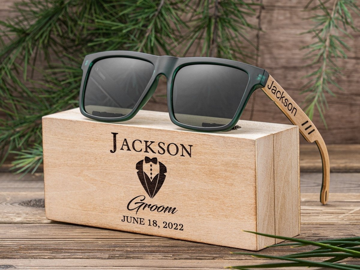 Sunglasses Cedar Shades by Groovy Groomsmen Gifts