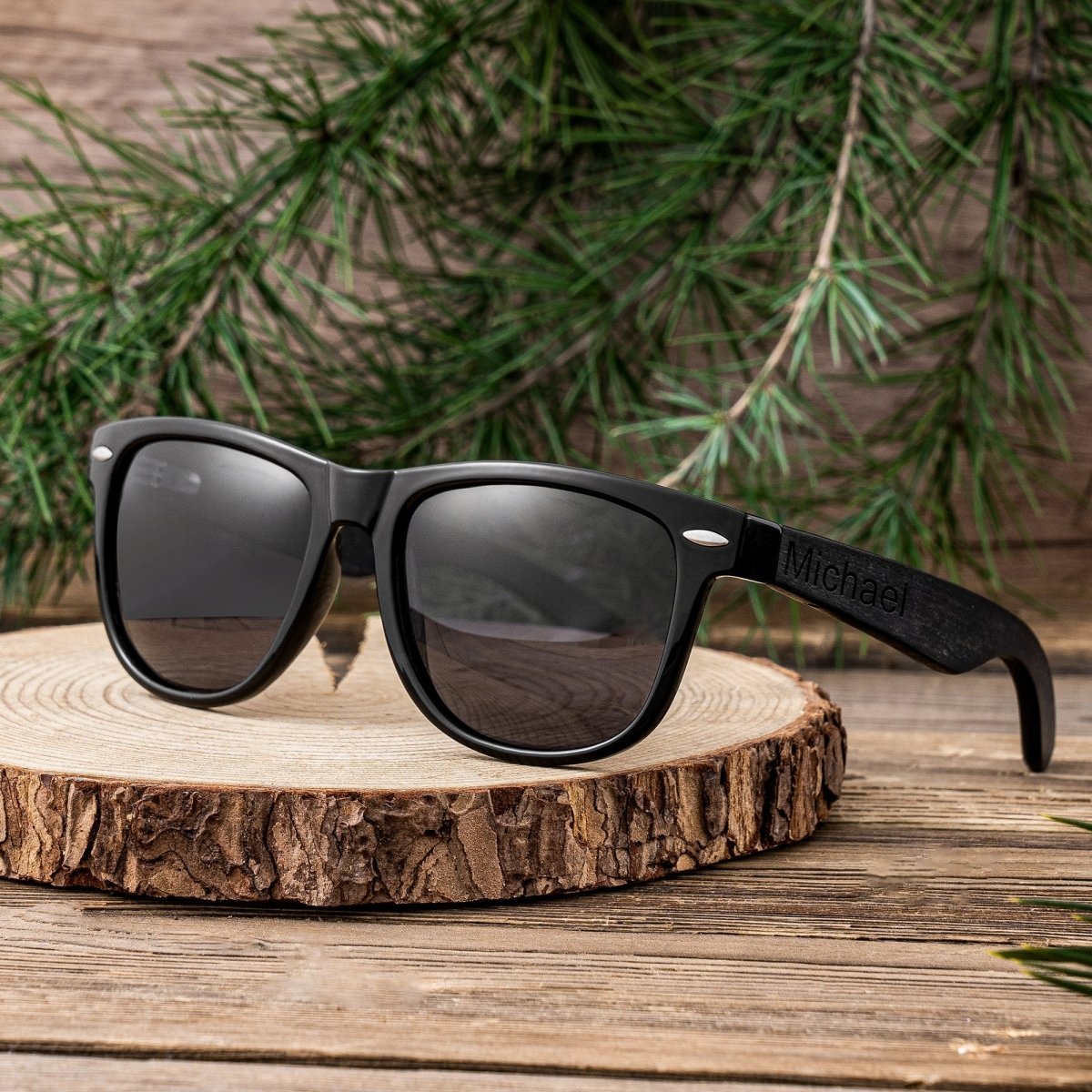 Sunglasses Ebony Shades by Groovy Groomsmen Gifts