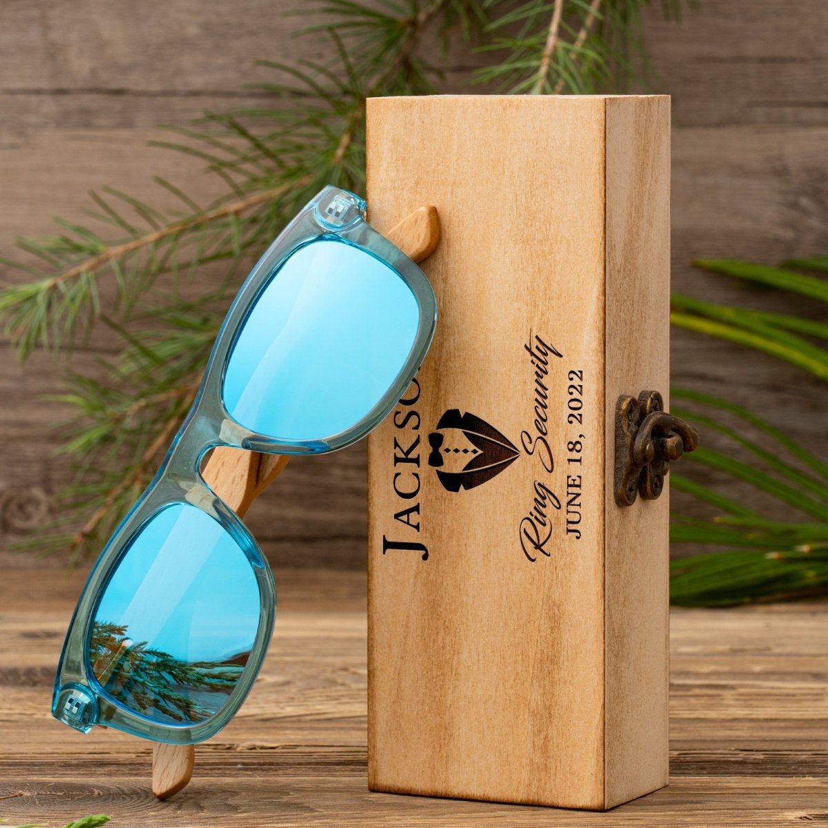 Sunglasses Engraved Ring Bearer Sunglasses by Groovy Groomsmen Gifts