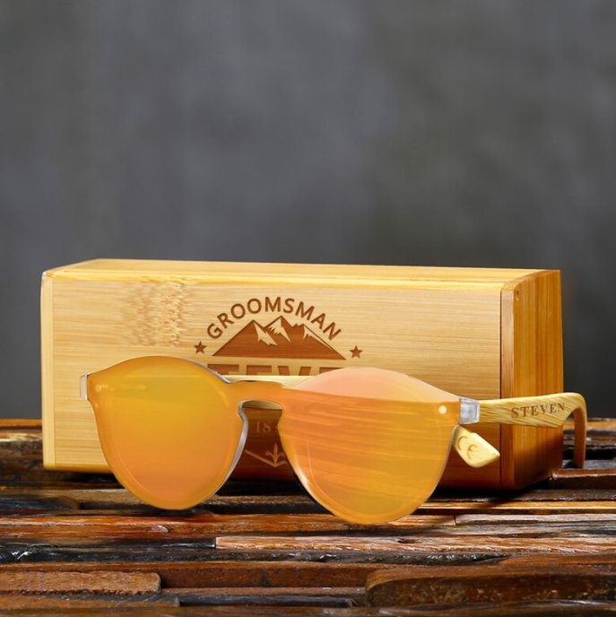 Sunglasses Sun Glare by Groovy Groomsmen Gifts