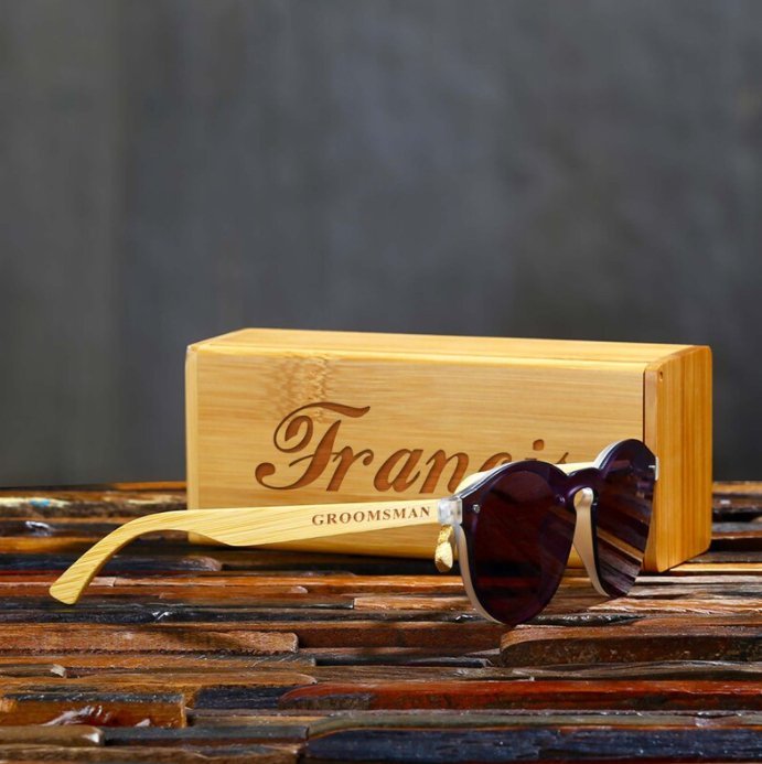 Sunglasses Time For Shade by Groovy Groomsmen Gifts