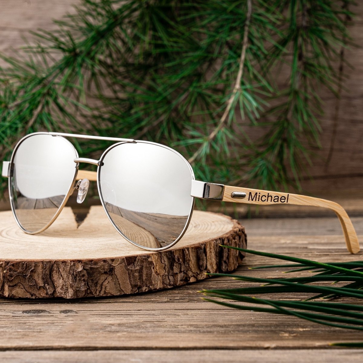 Sunglasses UV Aviators by Groovy Groomsmen Gifts