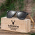 Sunglasses Walnut Warriors by Groovy Groomsmen Gifts