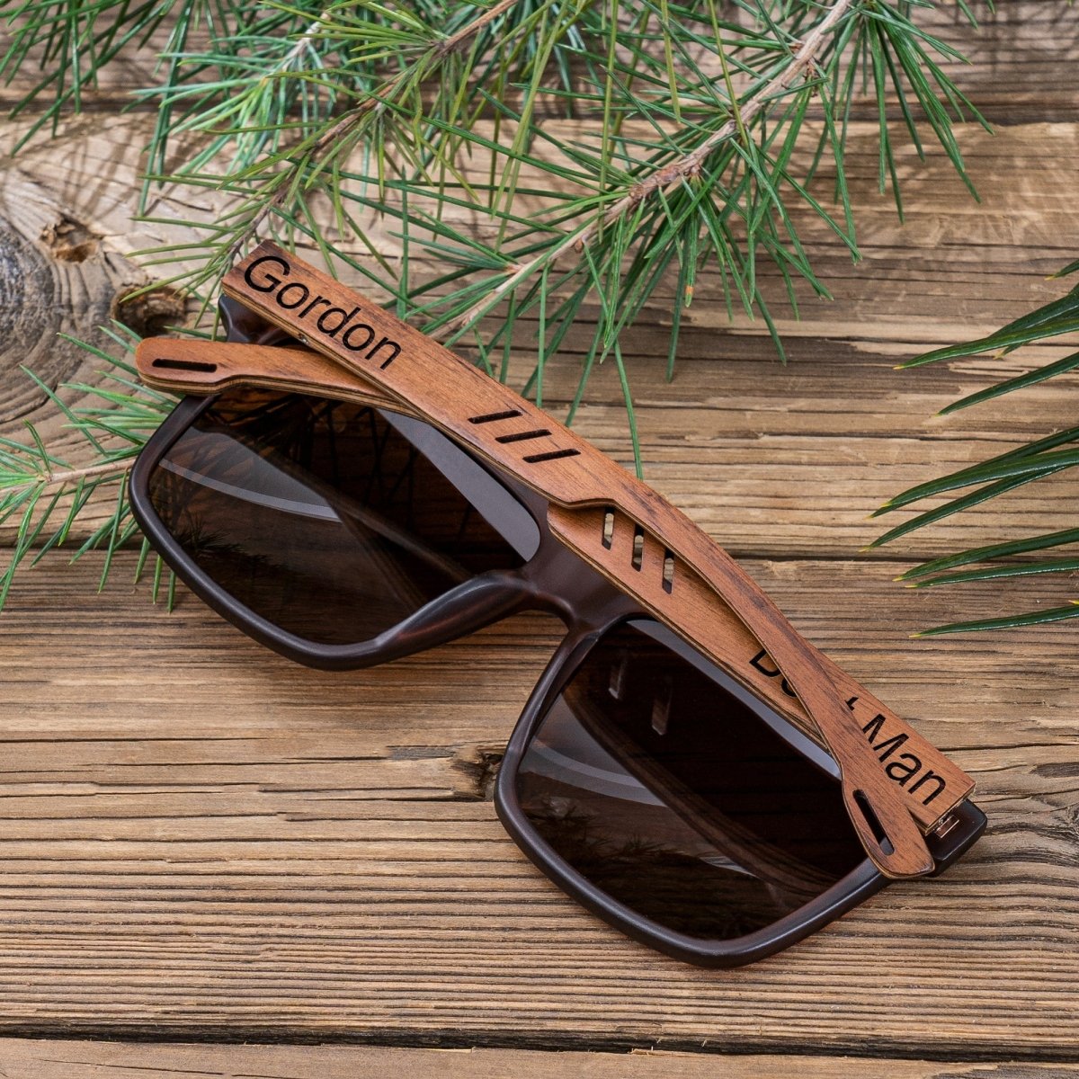 Sunglasses Wooden Wayfarers by Groovy Groomsmen Gifts