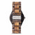 Wooden Watch Tarzan | Dark Sandalwood & Zebra by Groovy Groomsmen Gifts