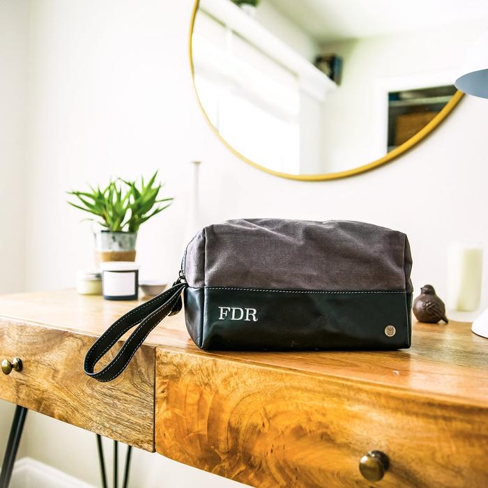 Dopp Kit The Classic Canvas Wash Bag by Groovy Groomsmen Gifts