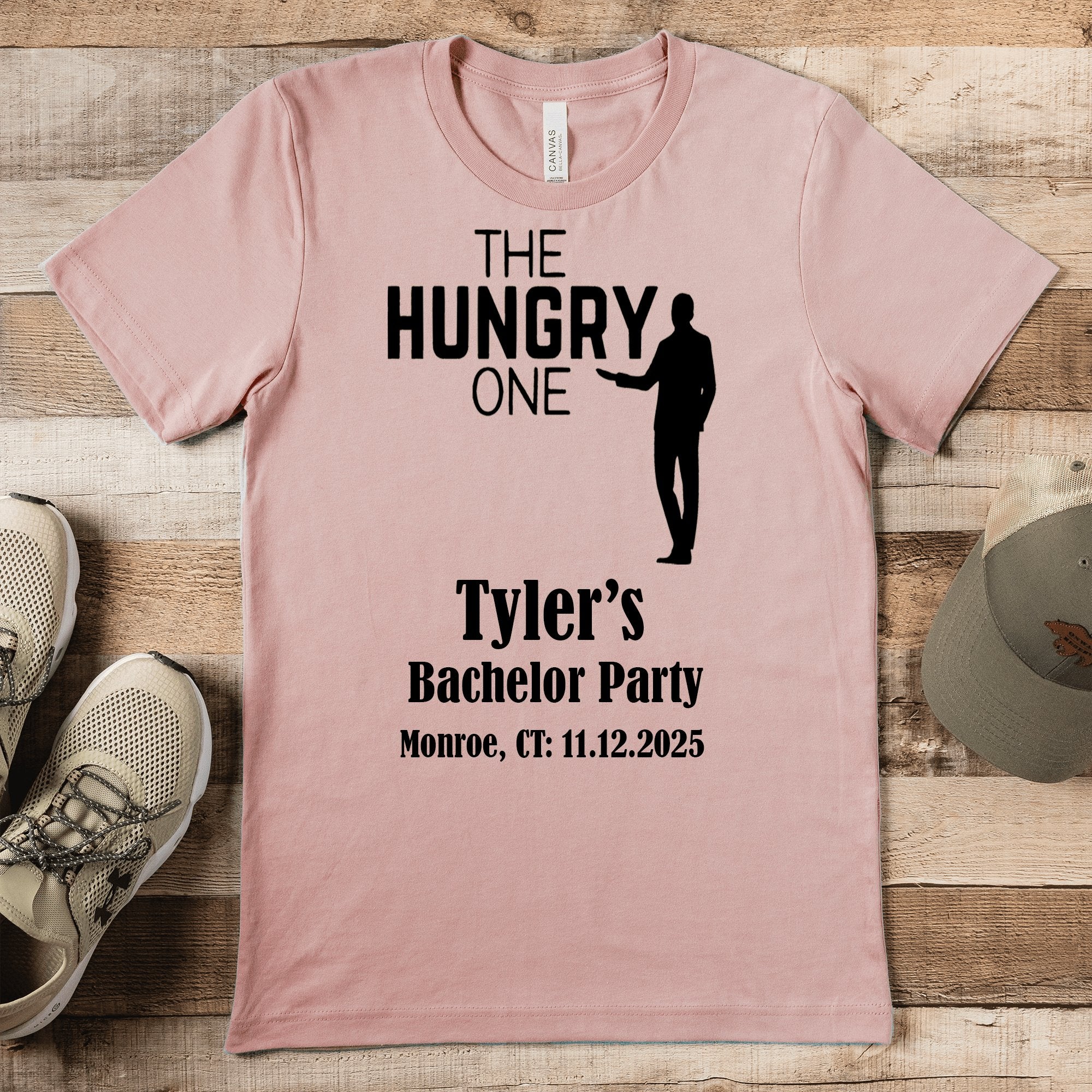 Bachelor Party Mens T Shirt The Hungry One Mens T Shirt by Groovy Groomsmen Gifts