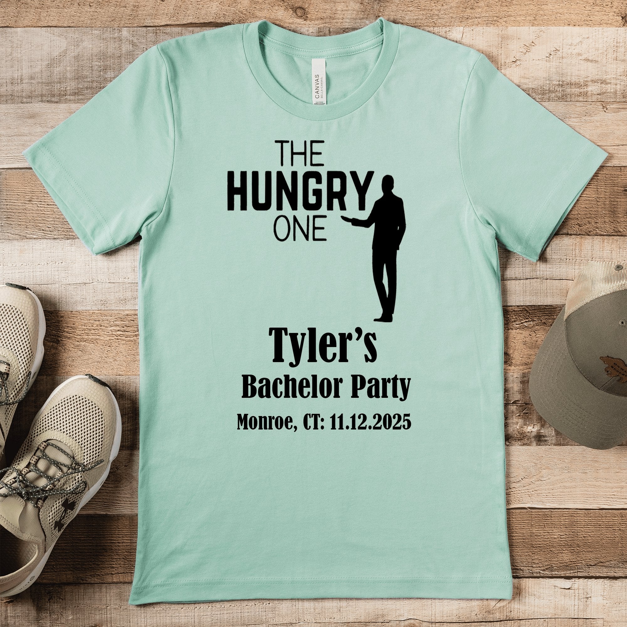 Bachelor Party Mens T Shirt The Hungry One Mens T Shirt by Groovy Groomsmen Gifts