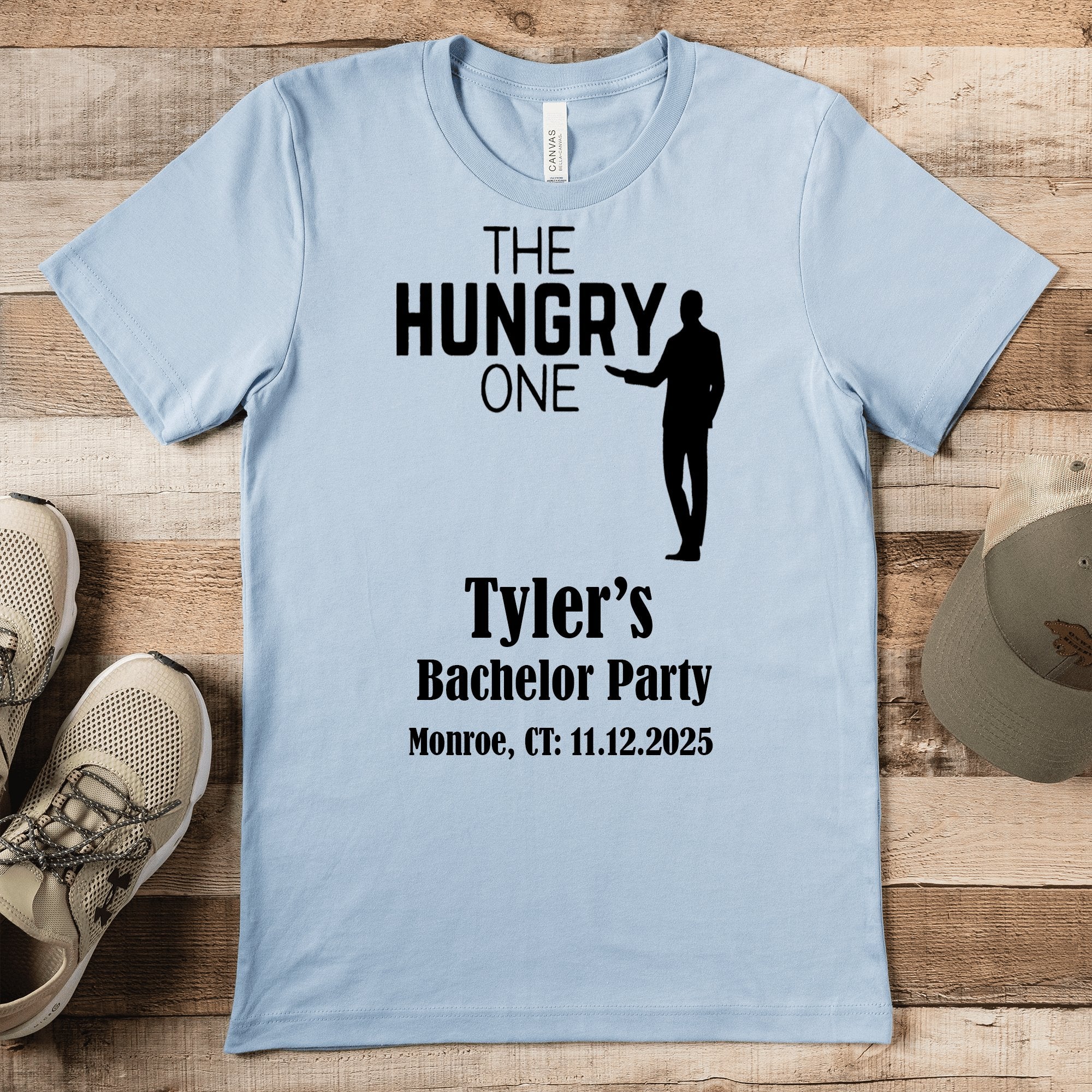 Bachelor Party Mens T Shirt The Hungry One Mens T Shirt by Groovy Groomsmen Gifts