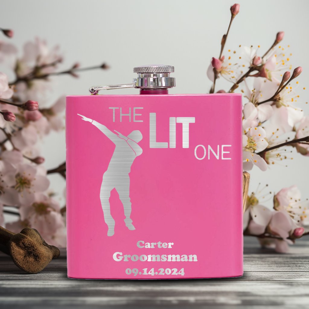 The Lit One Flask - Groovy Groomsmen Gifts