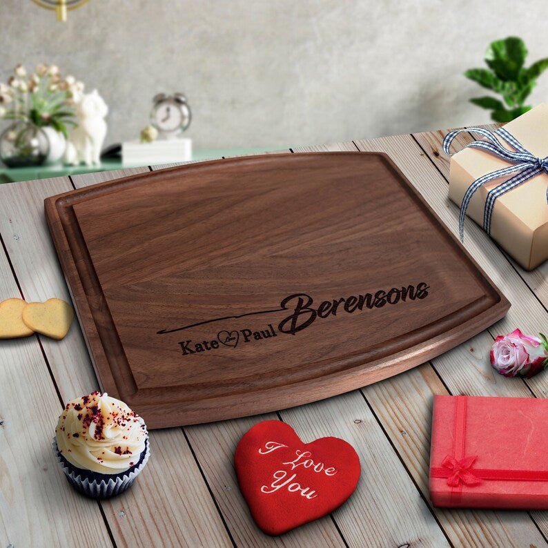 The Lovers' Cutting Board - Groovy Groomsmen Gifts