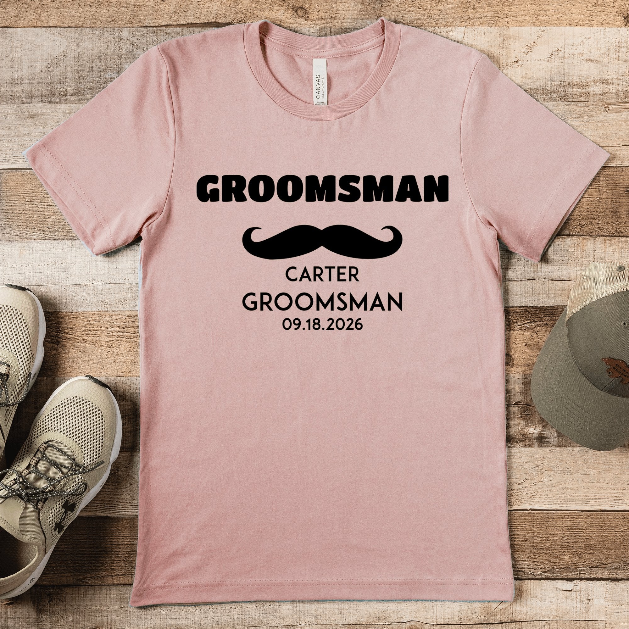 Groomsman Mens T Shirt The Mustache Amigo Mens T Shirt by Groovy Groomsmen Gifts