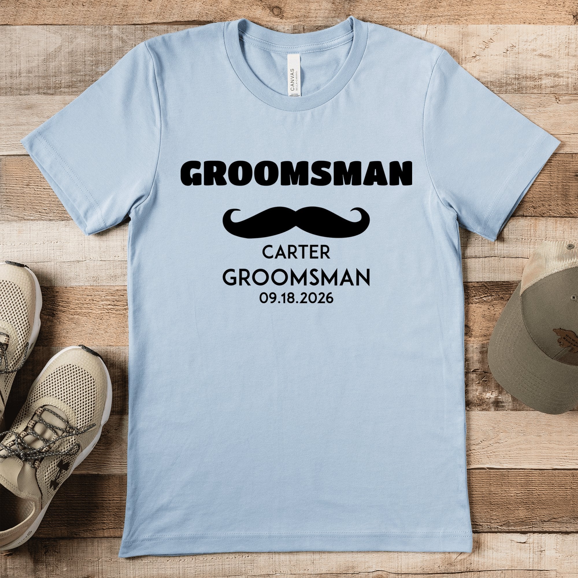 Groomsman Mens T Shirt The Mustache Amigo Mens T Shirt by Groovy Groomsmen Gifts