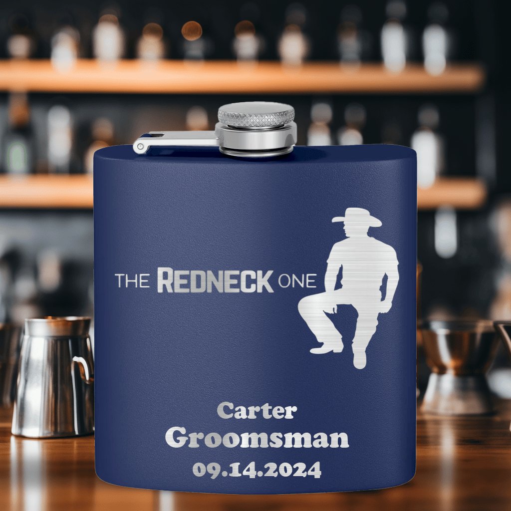 The Redneck One Flask - Groovy Groomsmen Gifts