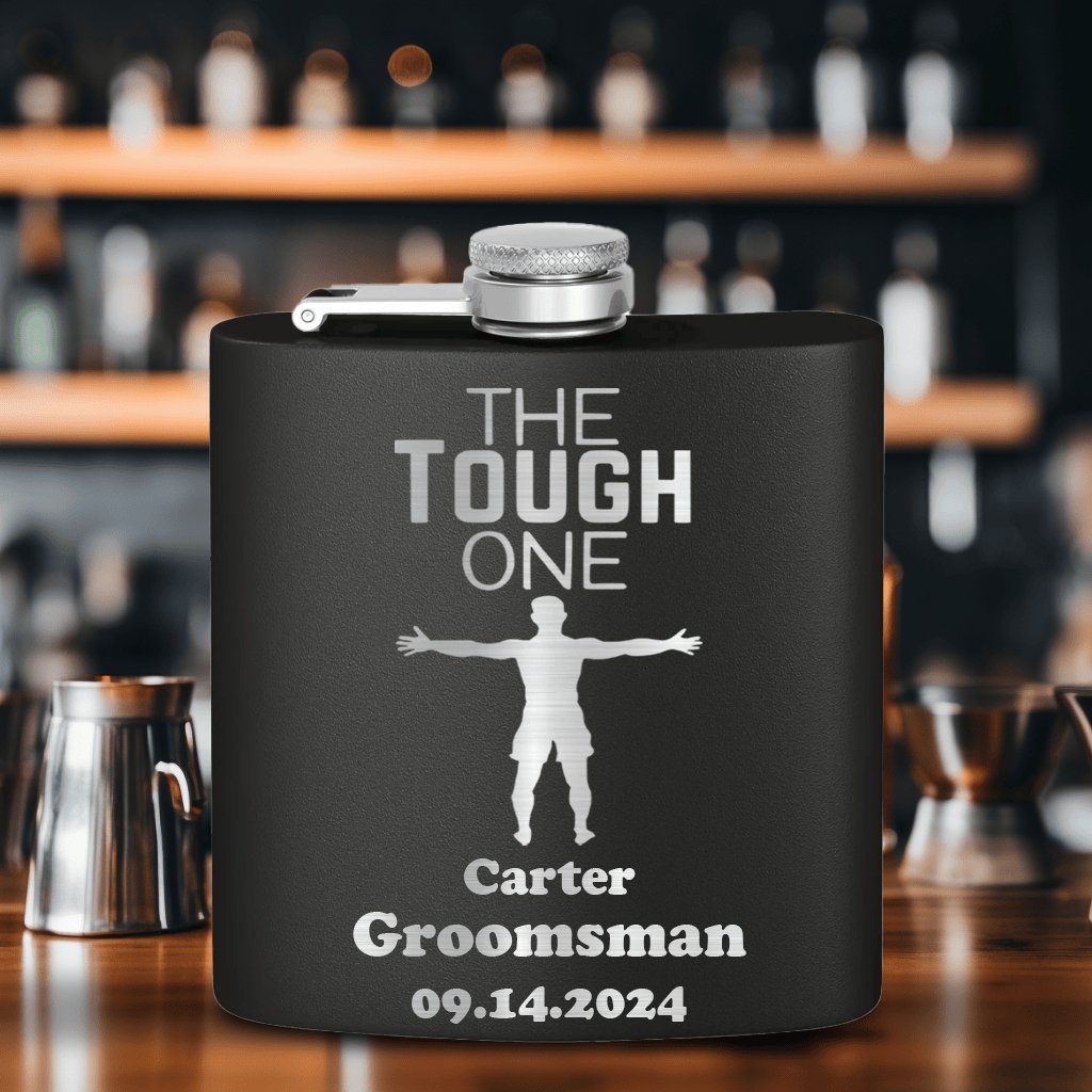 The Tough One Flask - Groovy Groomsmen Gifts