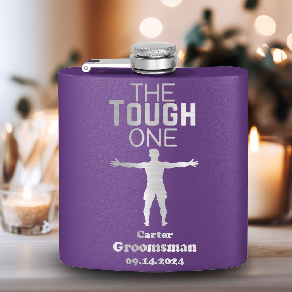 The Tough One Flask - Groovy Groomsmen Gifts