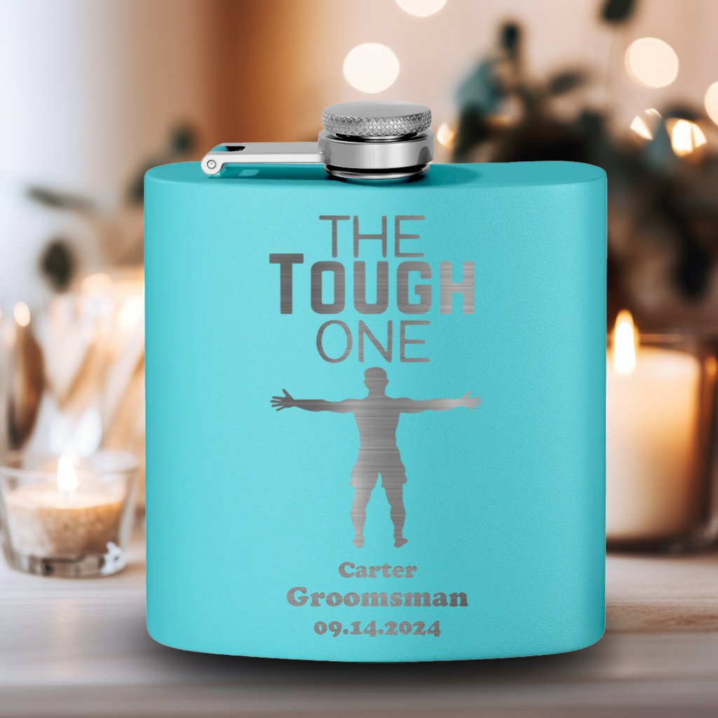 The Tough One Flask - Groovy Groomsmen Gifts