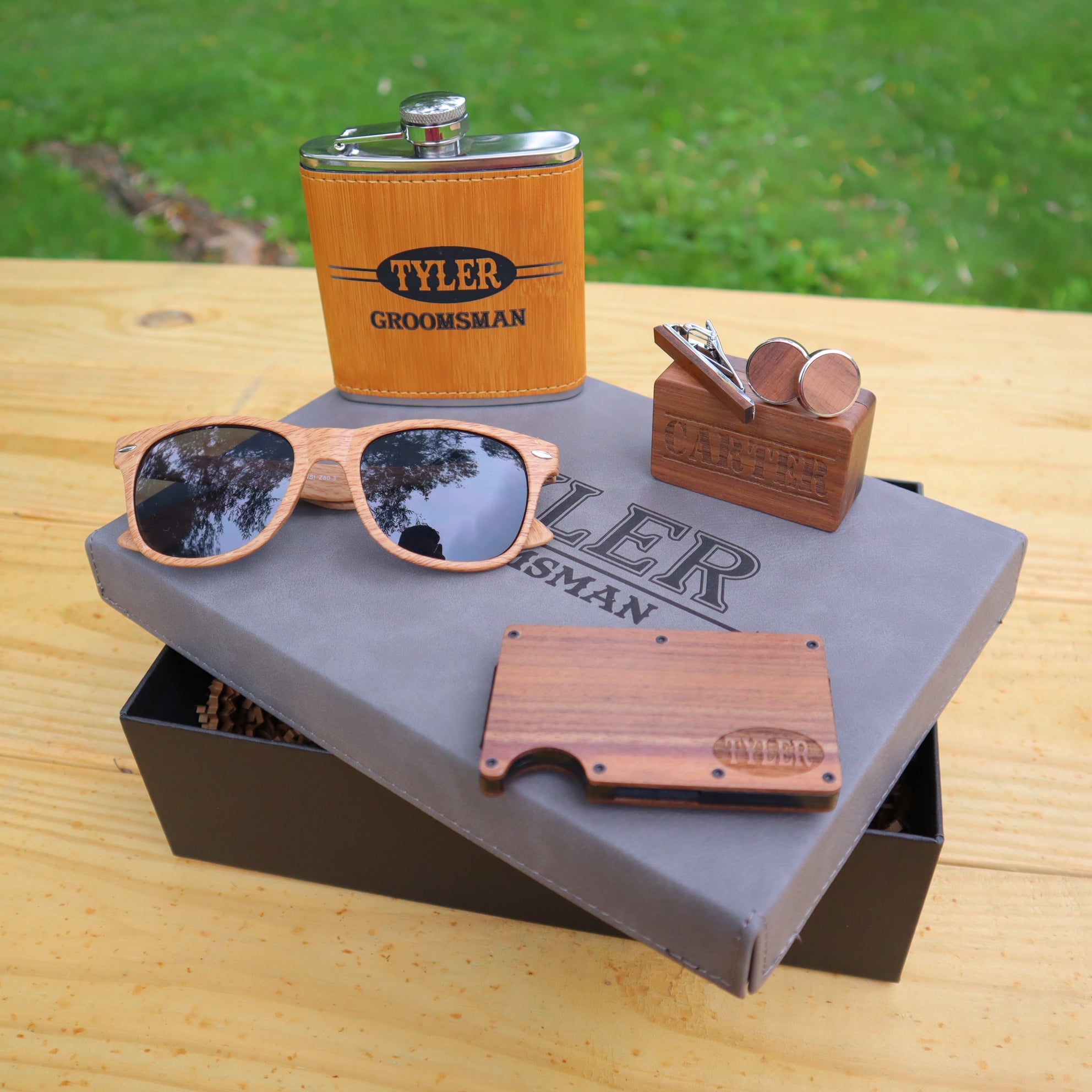 Groovy Laser The Wood Father by Groovy Groomsmen Gifts