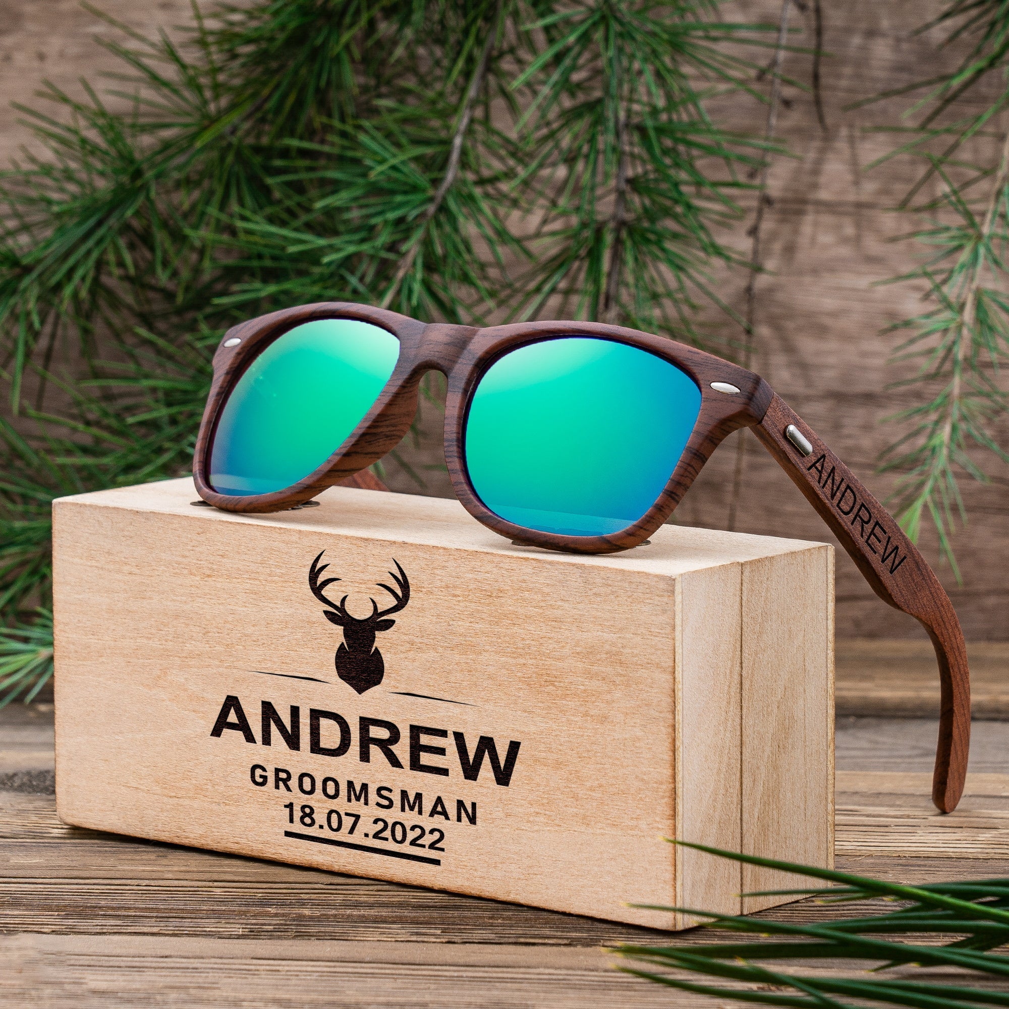 Sunglasses Timber Tints by Groovy Groomsmen Gifts