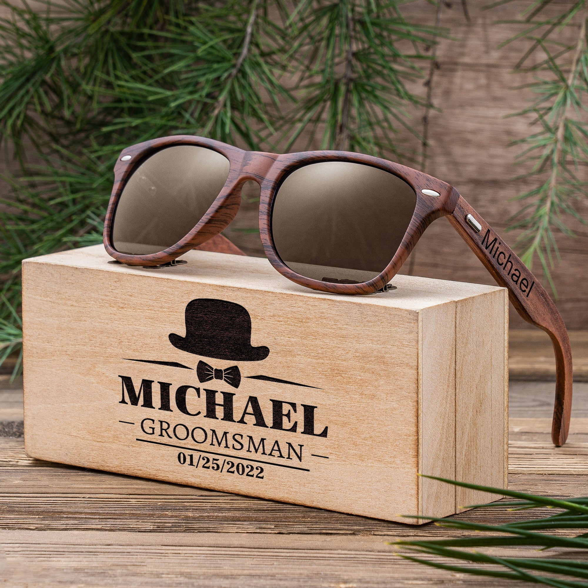 Sunglasses Timber Tints by Groovy Groomsmen Gifts